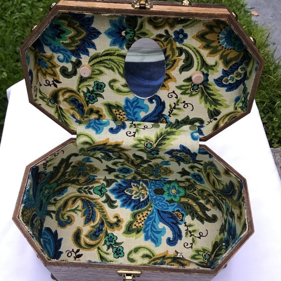 Vtg wooden purse with Unitarian’s JDW - Picture 4 of 11